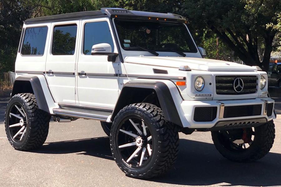 Mercedes-Benz G550 4x4&sup2; White on Forgiato Wheels (Gambe-1) '2019